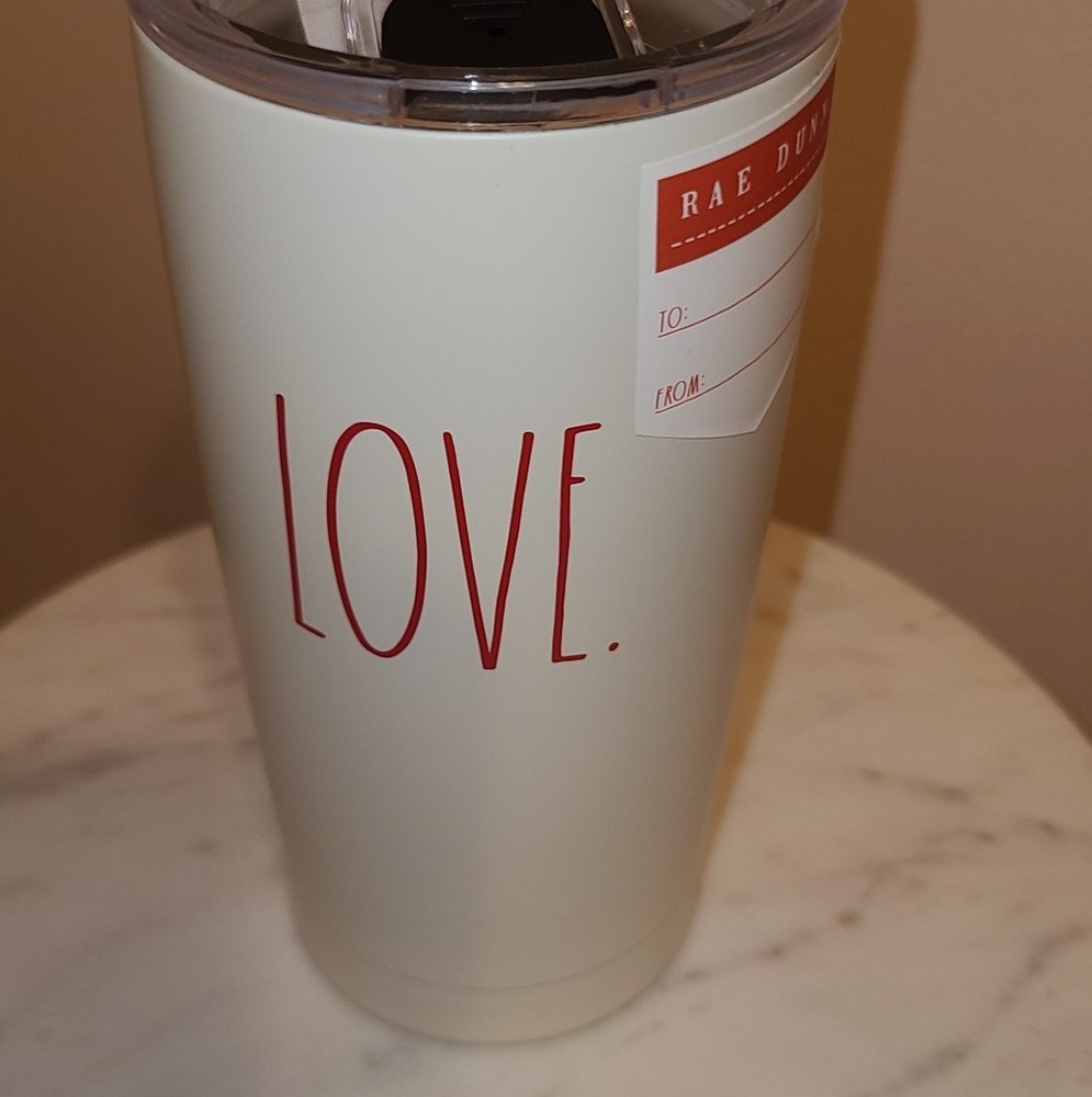 Rae Dunn Love. Travel Mug